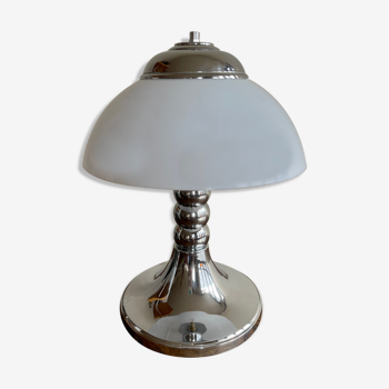 Lampe champignon chromée space age