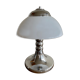 Chrome mushroom lamp space age