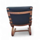 2 x leather lounge chairs