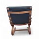 2 x leather lounge chairs