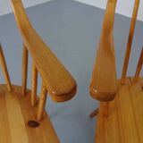 Pine Chairs by Erik Ole Jørgensen, Set of 5