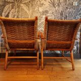 Pair of rope armchairs by Bas Van Pelt