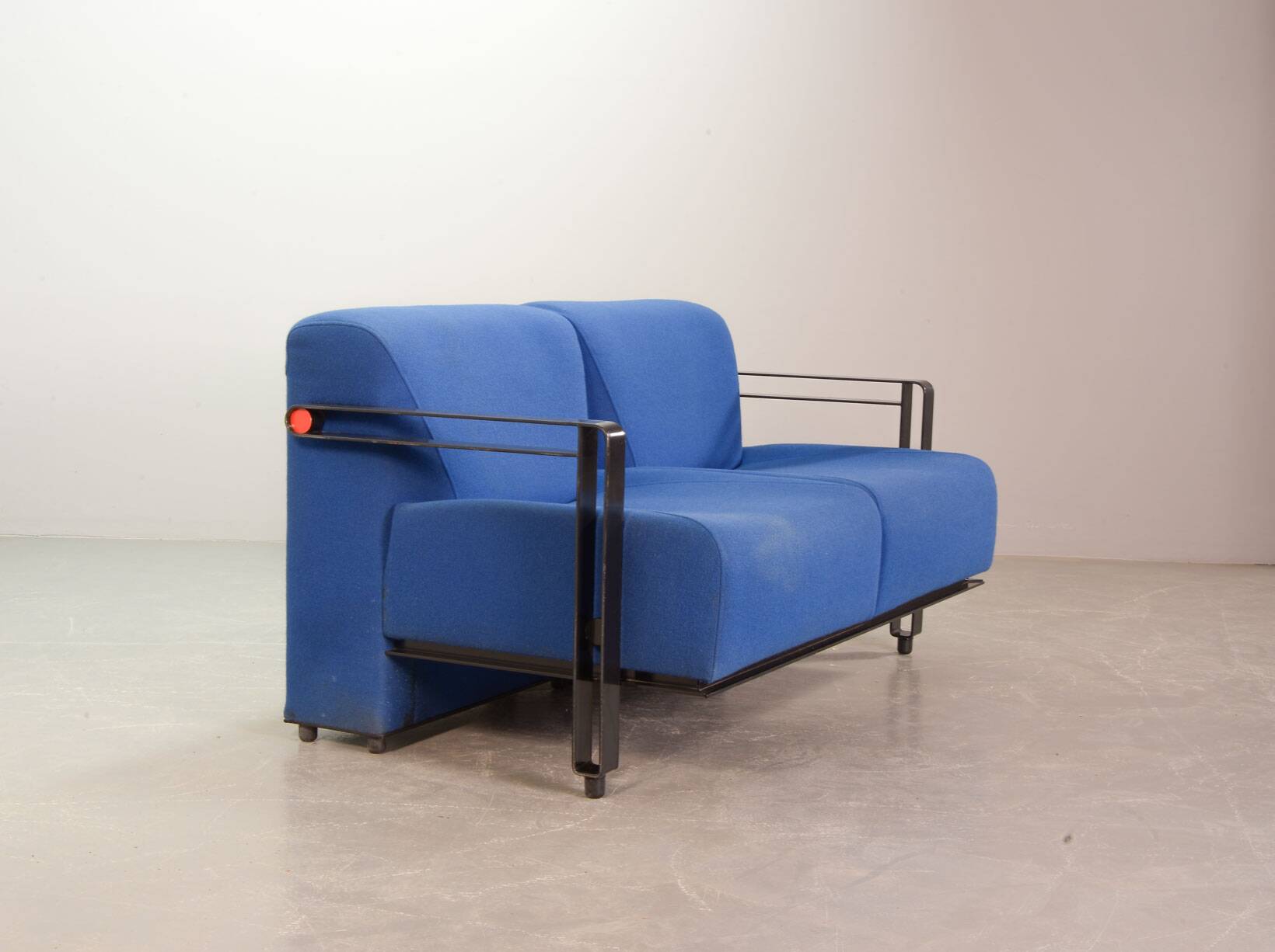 Dutch Design Artifort Sky Blue ‘Transformation’ Two-Seat Sofa Model 952 by