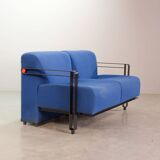 Dutch Design Artifort Sky Blue ‘Transformation’ Two-Seat Sofa Model 952 by