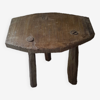 Vintage brutalist stool from the 50s