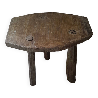 Vintage brutalist stool from the 50s