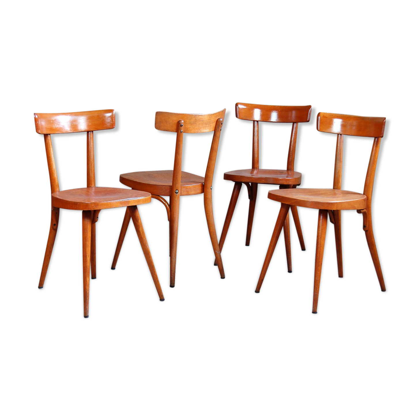 4 chairs bistro Baumann No.730 1958-1960