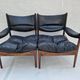 Vintage two-seater modular sofa in rosewood, Modus model, Kristian Solmer VEDEL - 1970s.