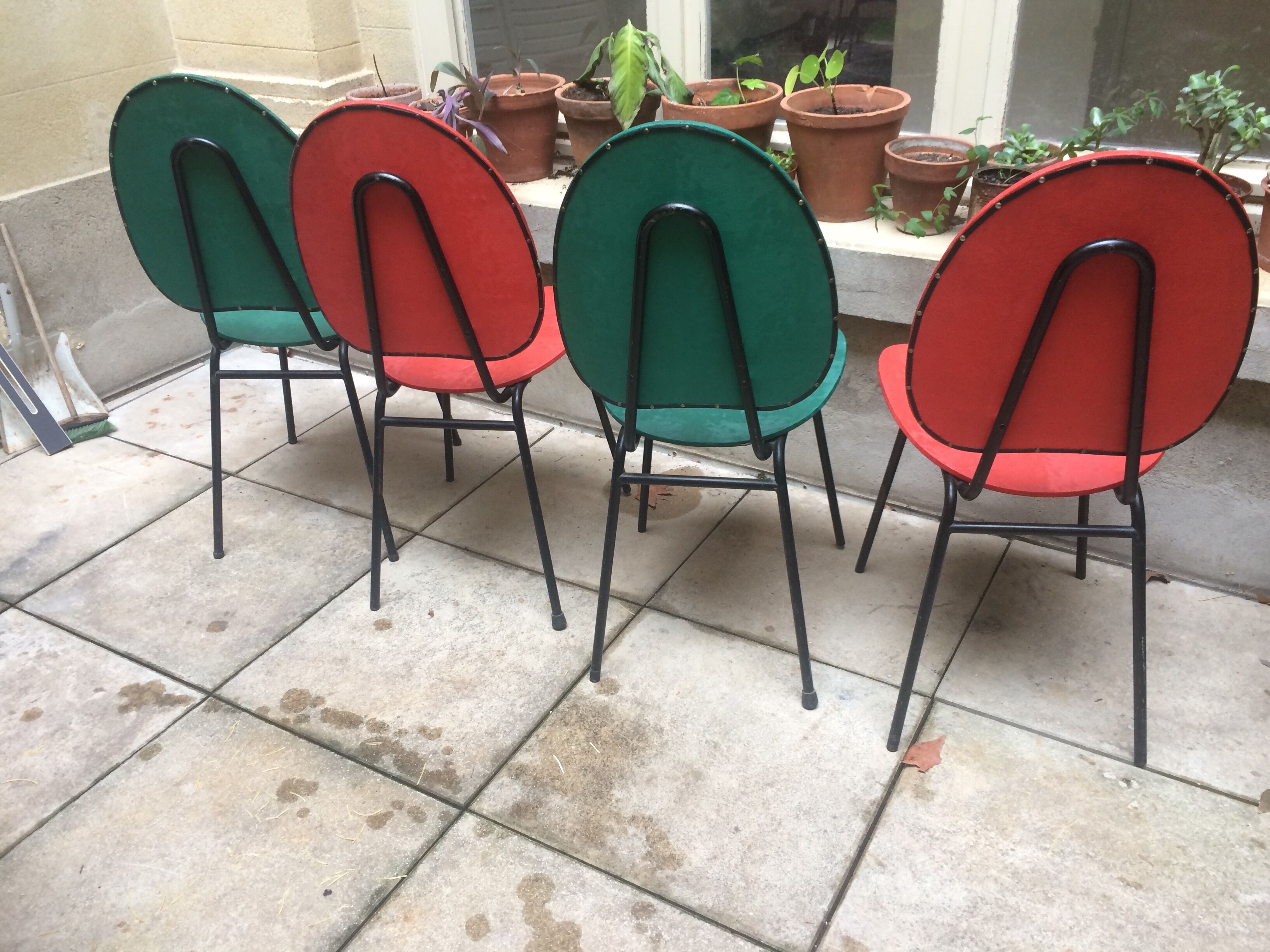 4 60s chairs
