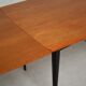 Expandable rectangular dining table