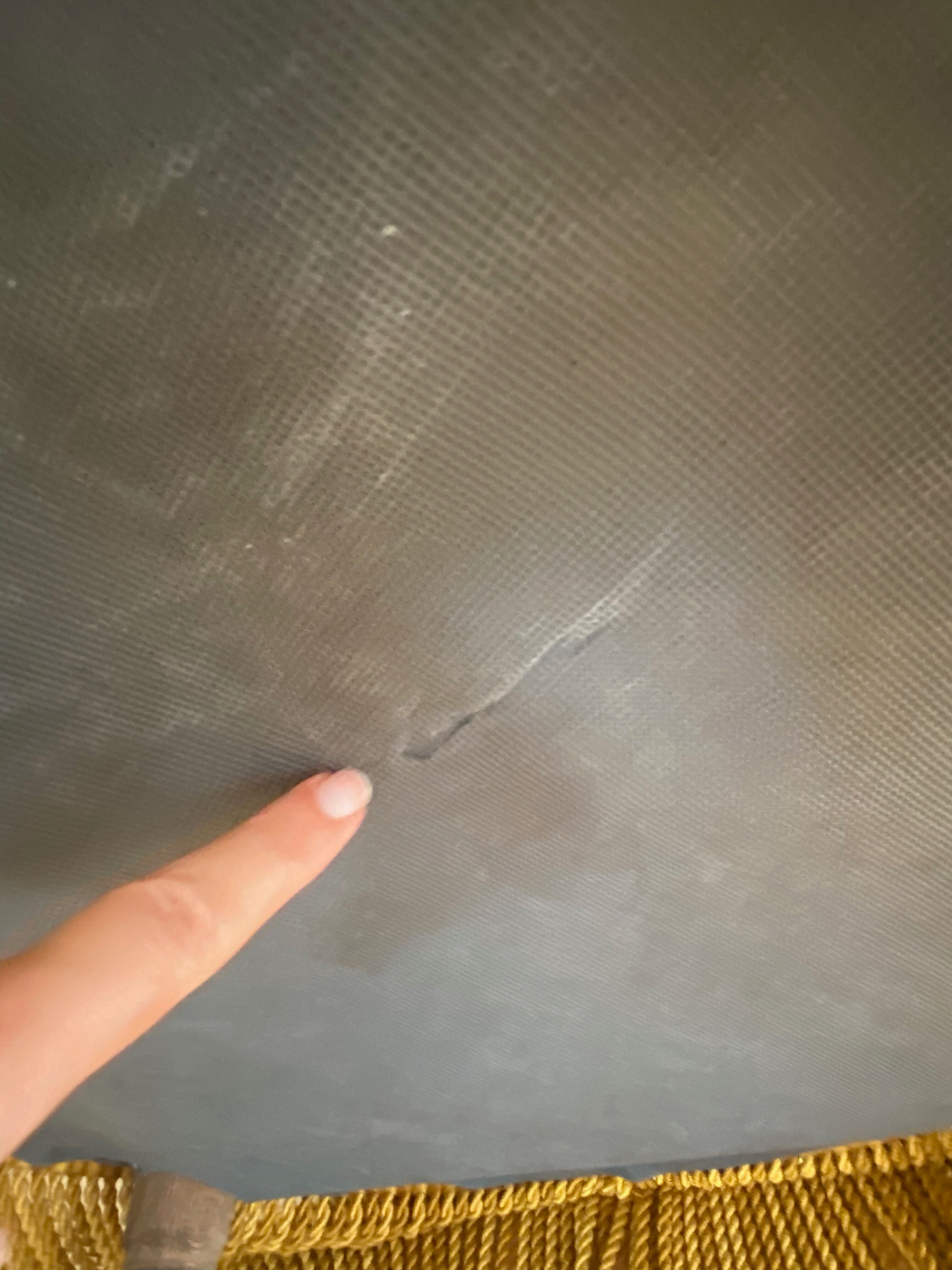 Vintage golden yellow toad armchair