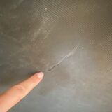 Vintage golden yellow toad armchair