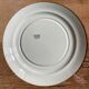 Flat plate Keller and Guérin Lunéville, collection "Champêtre"