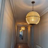 Holophane brass globe