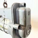 Grey Industrial Hanging Tube Light from Elektrosvit, 1970s
