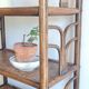 Vintage rattan library from the 70s