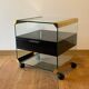 Rolling bedside table by Pierangelo Gallotti 1970