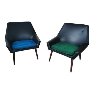 Pair of vintage armchairs 1960