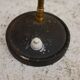 Vintage black and gold metal lamp