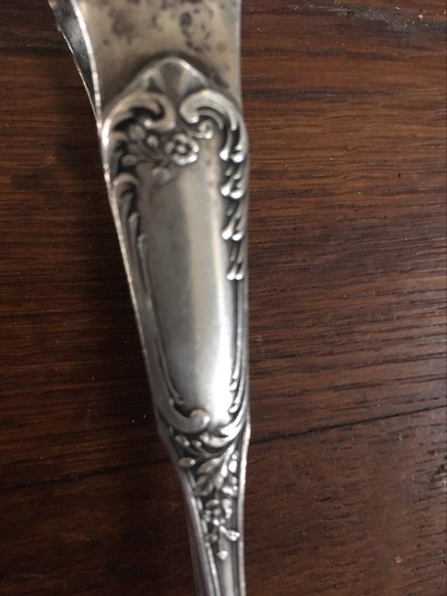 Silver metal sugar pinch 30/40s