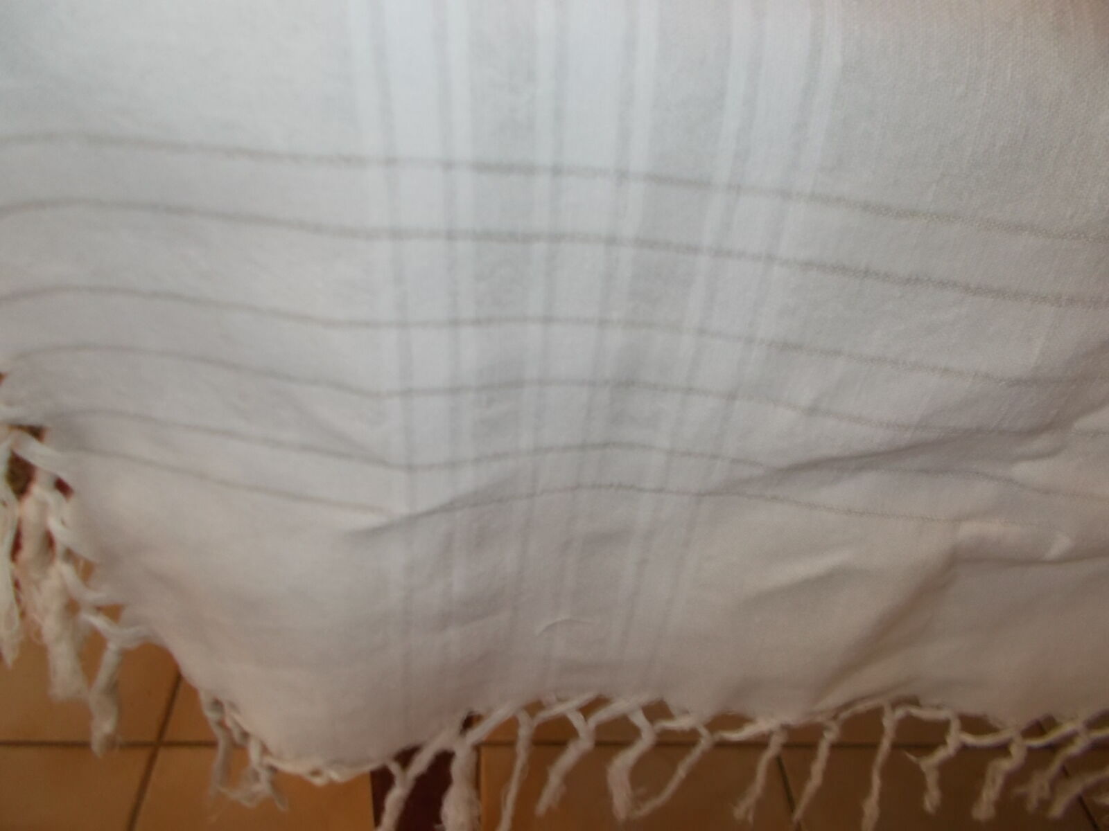 Linen cotton tablecloth