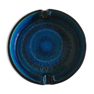 Bitossi XL ceramic ashtray, Italian design 60s, 25cm