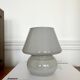 Blown glass mushroom lamp