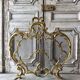 Golden bronze fire screen