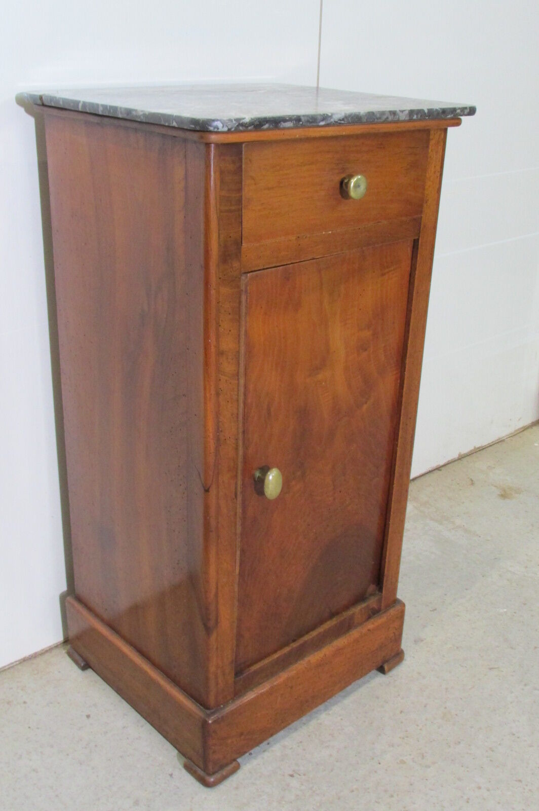 Louis Philippe bedside table in solid cherry