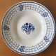 5 antique deep plates in badonviller earthenware
