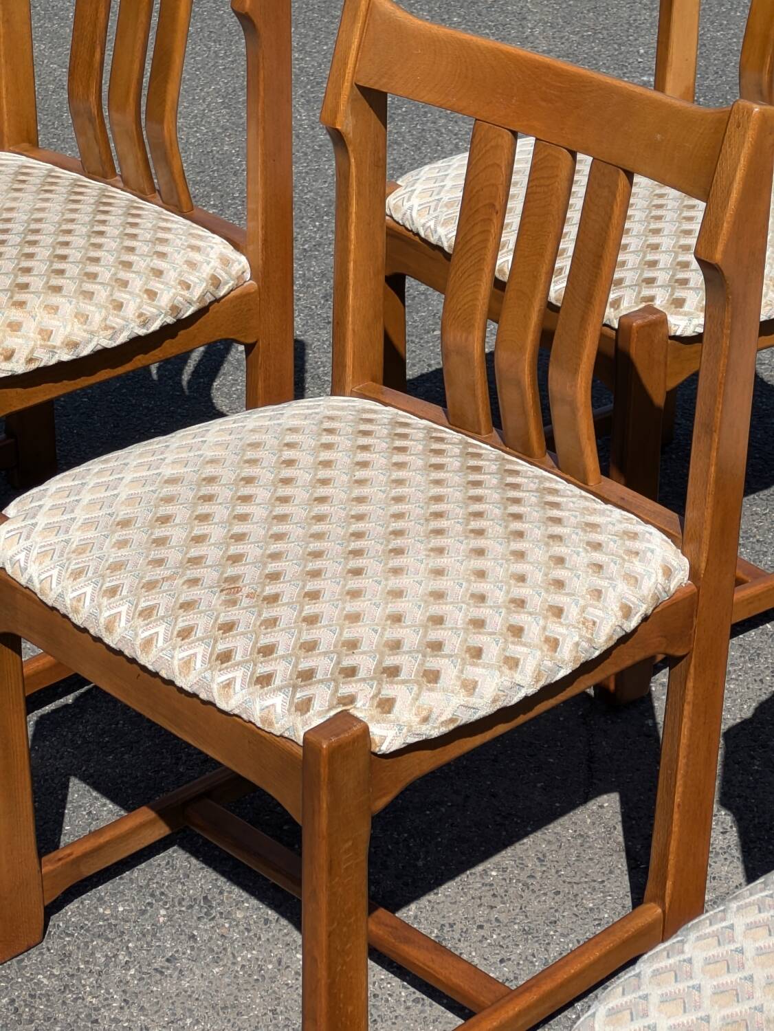 Set of 6 Maison Regain chairs, Roche Bobois, vintage 1960