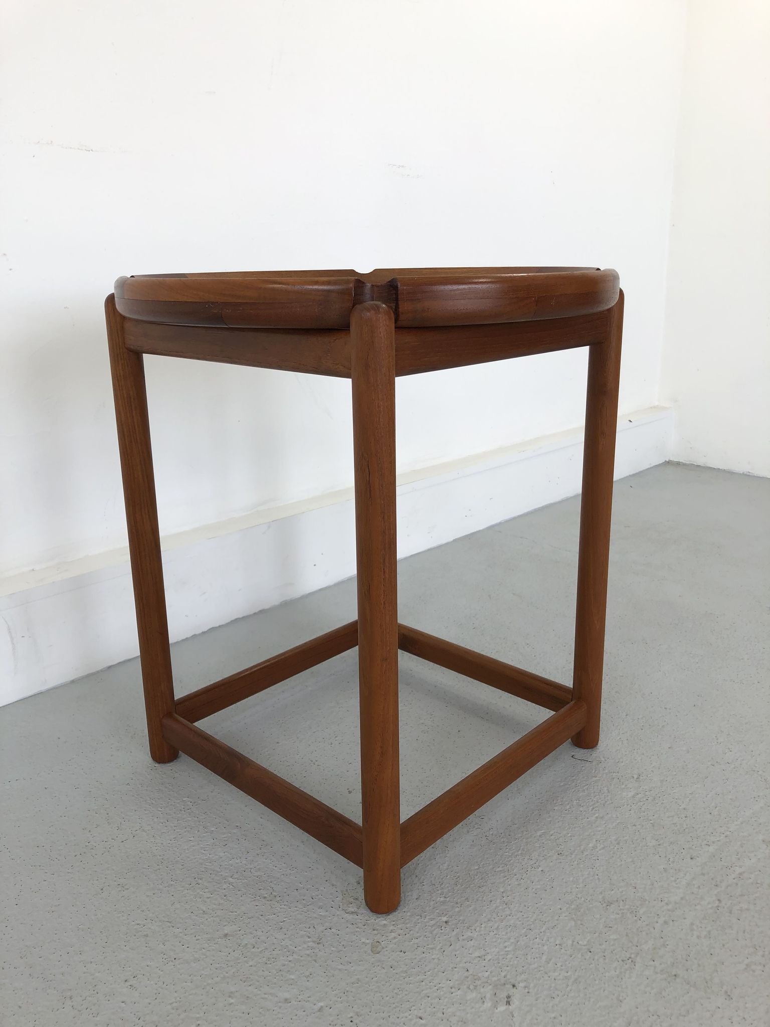 Chariot danois moderne scandinave en teck, années 1970