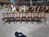 7 curved wooden bistro chairs by Baumann