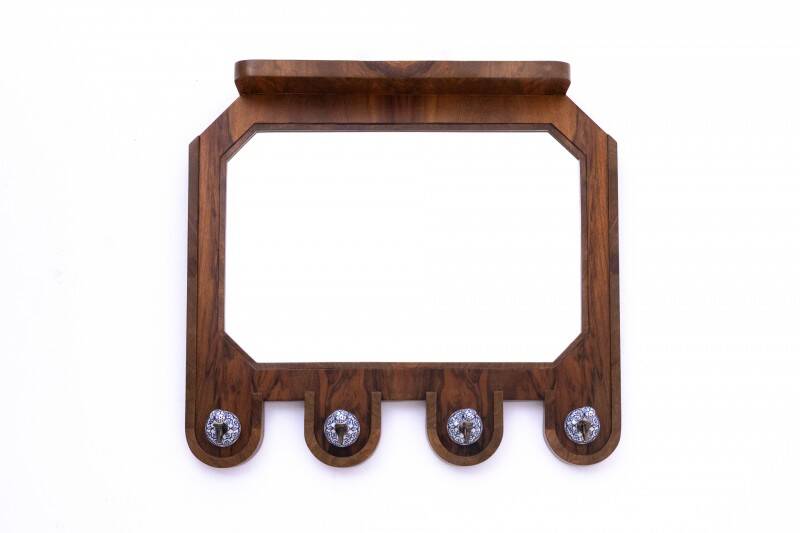 Small Art Deco dressing room with mirror, Poland, 1940s.