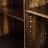Vintage Mid-Century Danish Modern Rosewood Bookcase with Bar by Erik Brouer for Brouer Møbelfabrik,