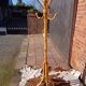Rattan coat rack