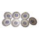 7 deep plates in Digoin Sarreguemines earthenware