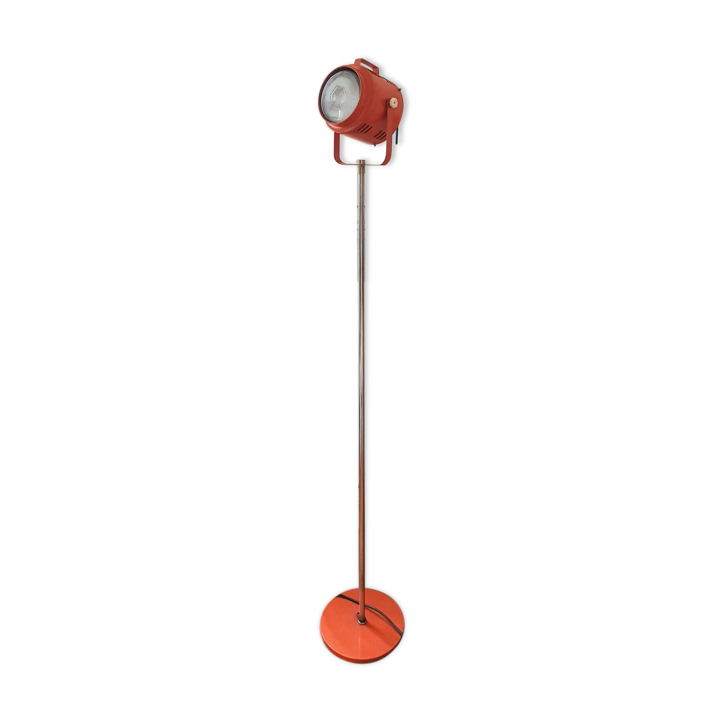 Orange spot floor lamp 1970