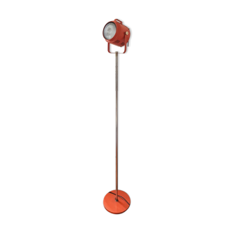 Lampadaire spot orange années 70
