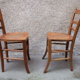 Pair of wooden chairs from the 1920s