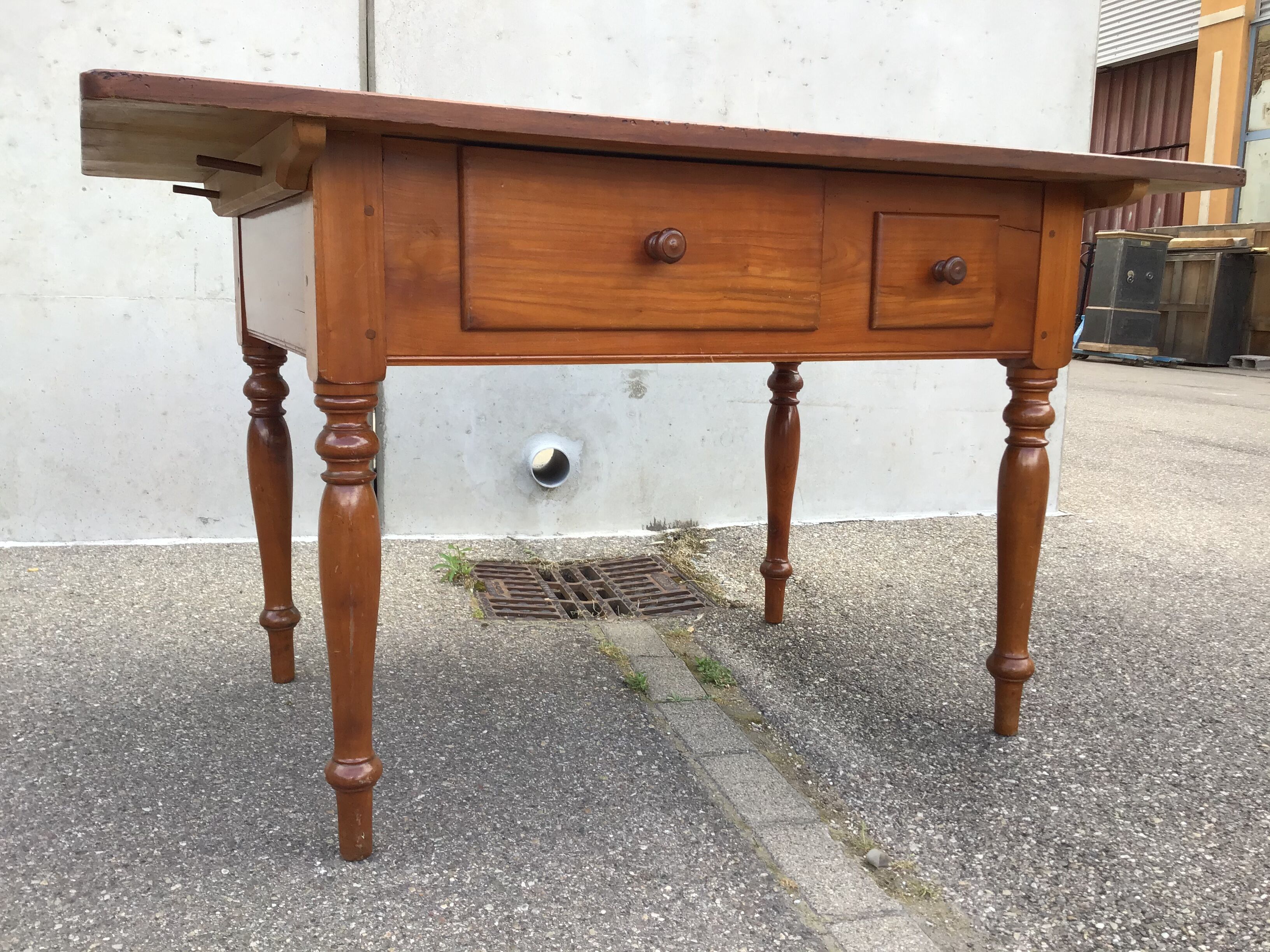 Table de ferme merisier 1900