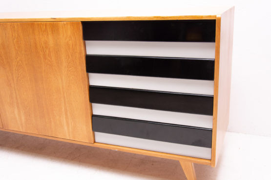 Mid-century modernist sideboard no. u-460 by Jiří Jiroutek, czechoslovakia