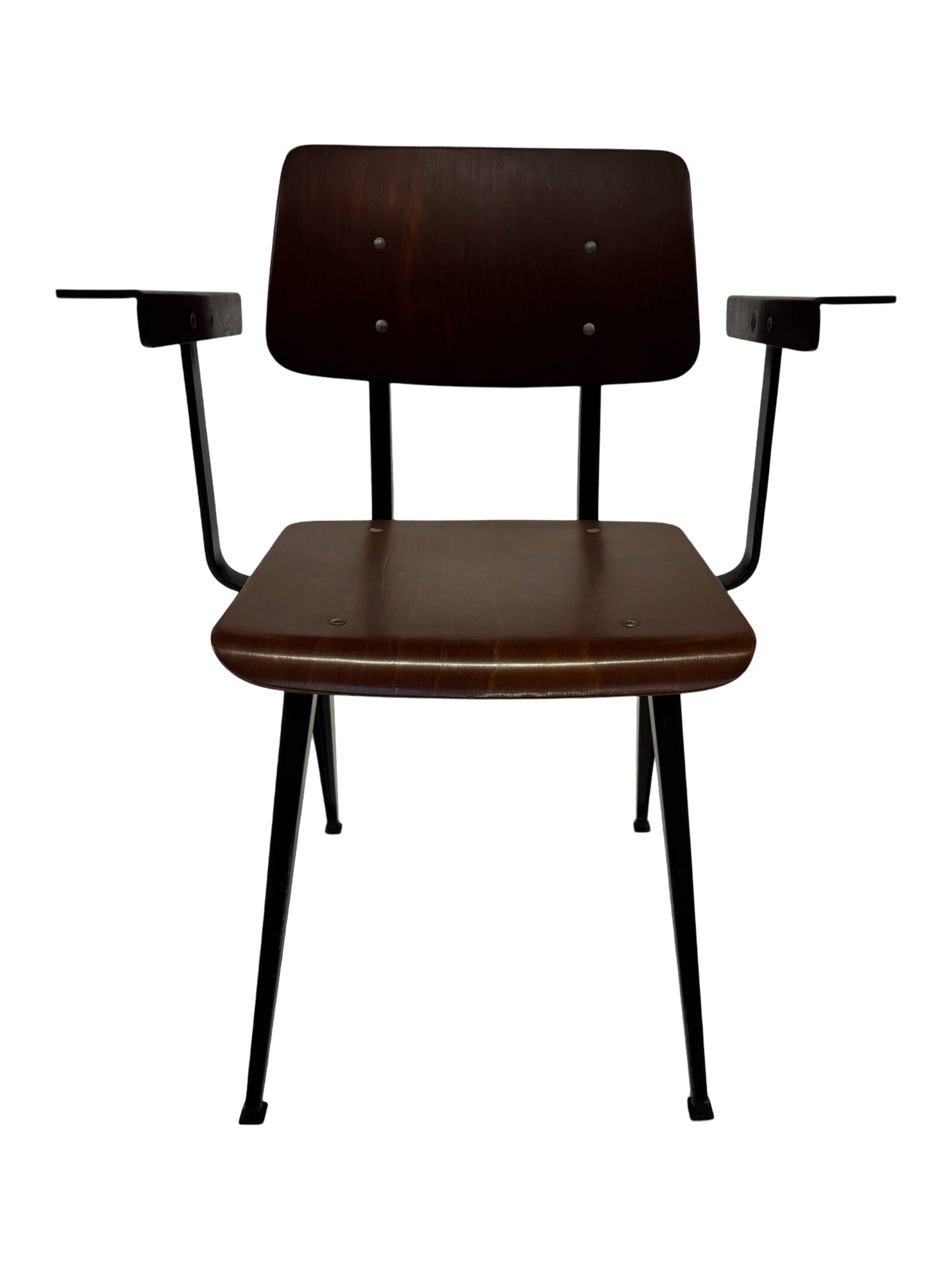 Vintage Galvanitas S16 chair with armrests, 1960 Netherlands Design