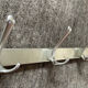 Vintage aluminum coat rack