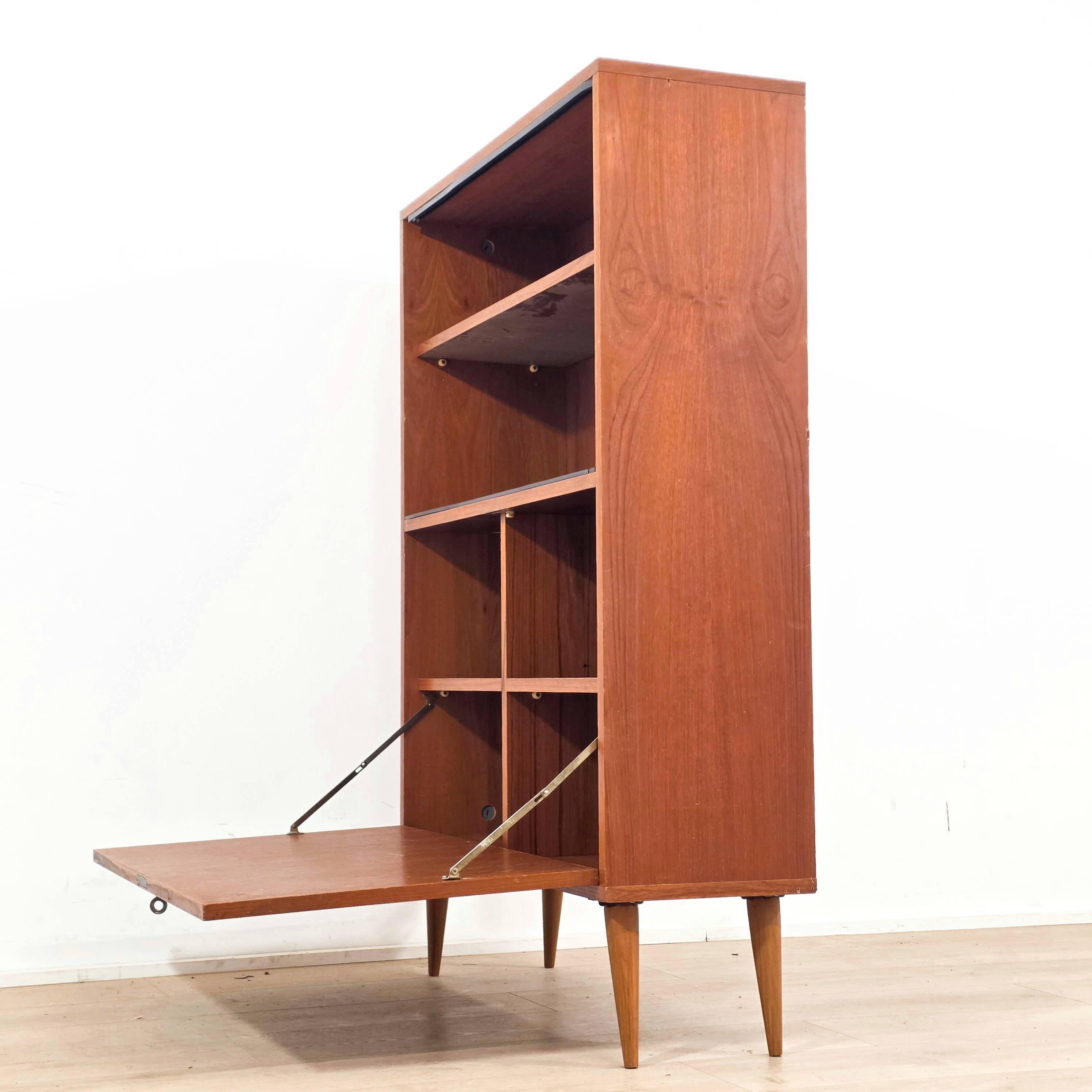 Scandinavian teak library from the 1970s.