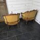 Paire de fauteuils marquise style Louis XV
