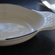 Italian earthenware fruit dish/basket