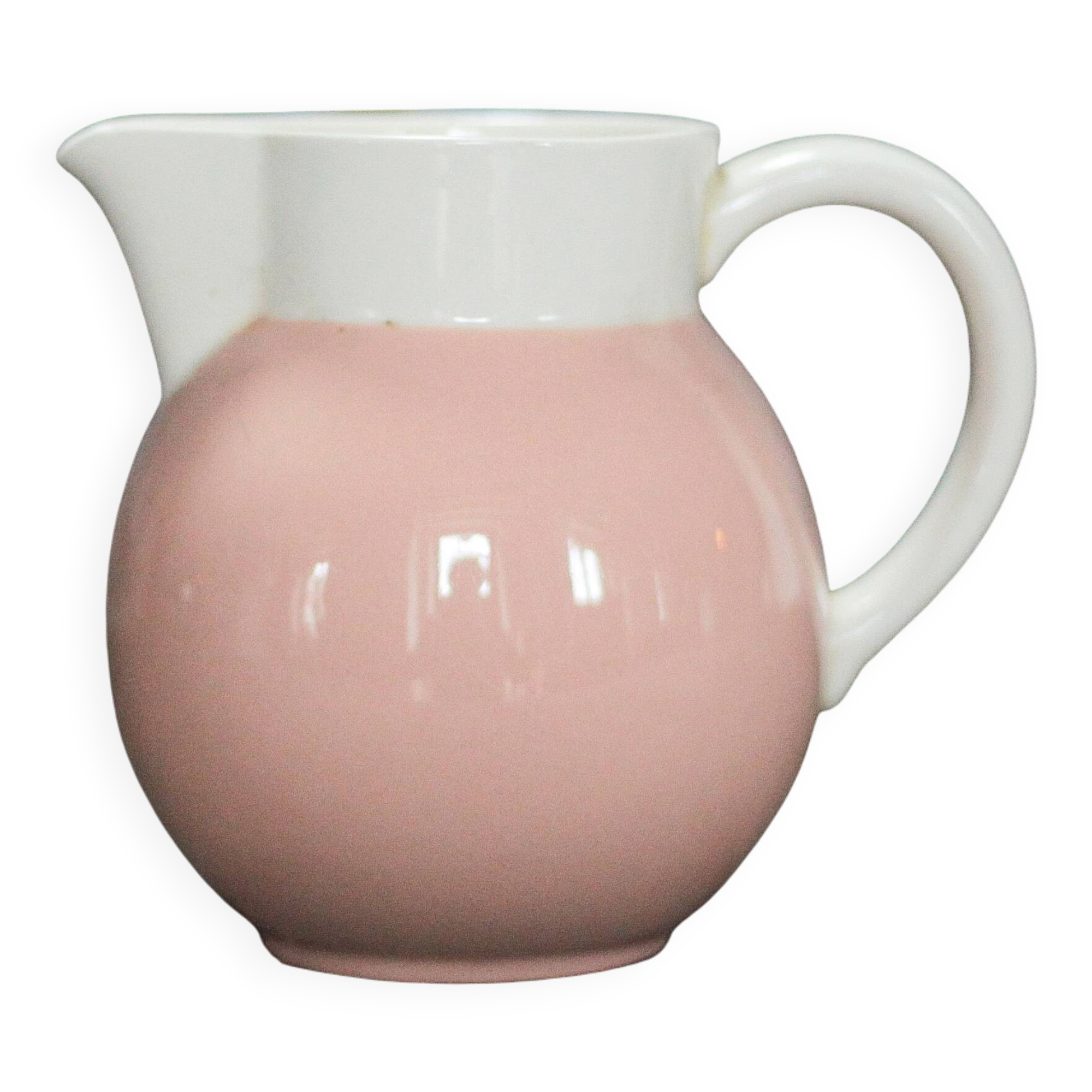 Pitcher Villeroy & Boch Saar, carafe, pink porcelain pitcher, jug