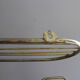 Porte manteau mural laiton 1970