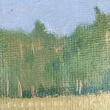 The clearing. Oil on cardboard 1920